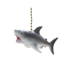Great White Shark Fan Pull Decorative Light Chain