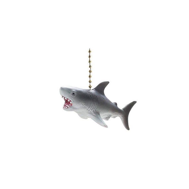 Great White Shark Fan Pull Decorative Light Chain