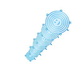 Reusable Premium Silicone Stretch and Seal Lids - Set of 6 Different Sizes, Flexible Round Silicone Bowl Covers for Food Storage - Eco-Friendly, BPA-Free, Leak-Proof Design to Keep Food Fresh Longer