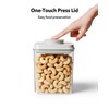 EQI Airtight Food Storage Container with One-Touch Lid, 2.8 QT