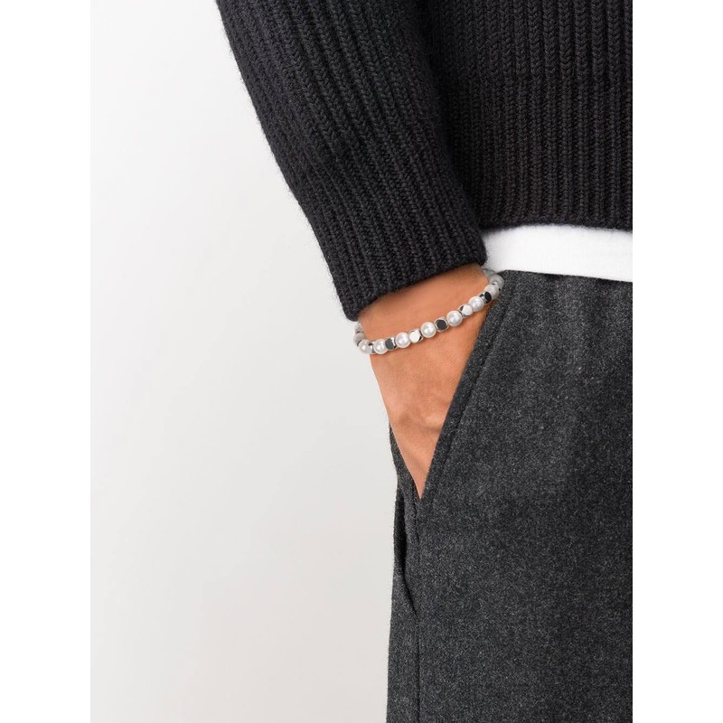 GAVU Simple Beaded Shell Pearl Bracelet for Men