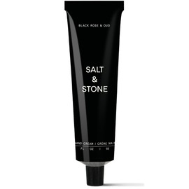 SALT & STONE Hand Cream | Hand Cream for Women & Men | Hydrates, Nourishes & Softens Skin | Restores Dry Cracked Hands | Fast-Absorbing | Cruelty-Free & Vegan (2 fl oz) (Black Rose & Oud)