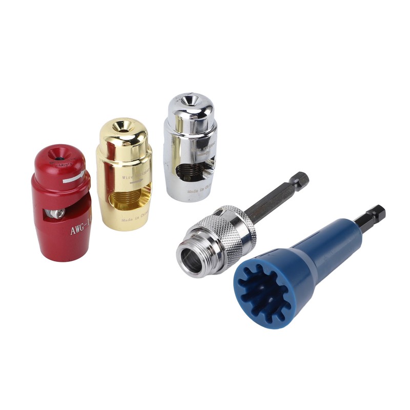 Wire Stripping and Twisting Tool Aluminum Portable Drill Wire Stripper