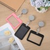 16 Pieces Retractable Badge Holder Metal Badge Reels ID Holder