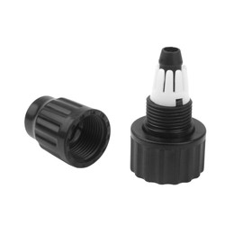 3Sets of Connectors for Garden Water Hose Expanding Hose Female Male Repair Kit With Individual On-Off Valve