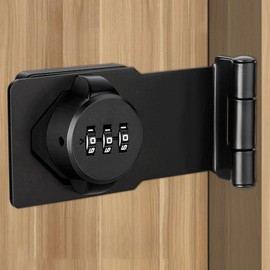 90-Degree Combination Padlock Locking Device (Black)