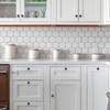 Home Expert Black Cabinet Knobs 15 Pack Solid Kitchen Cabinet