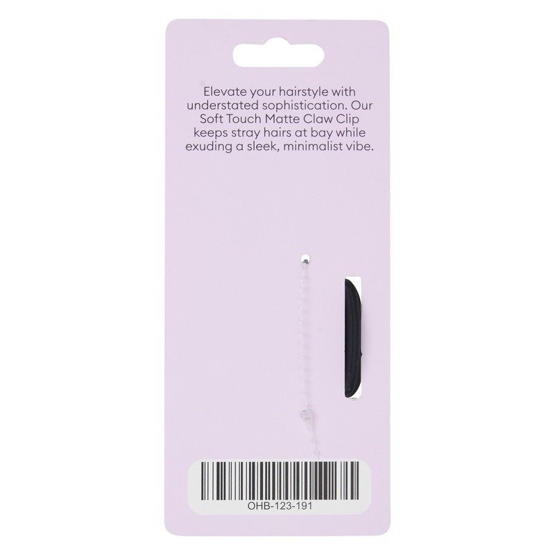 Oz Essentials Curved Claw Clip - Black