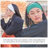 CHARM Multiuse Headband Hair Wrap, Black