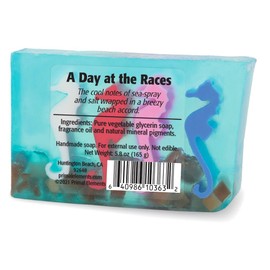 Primal Elements Shrinkwrap Soap, A Day at The Races, 5.8 Ounce