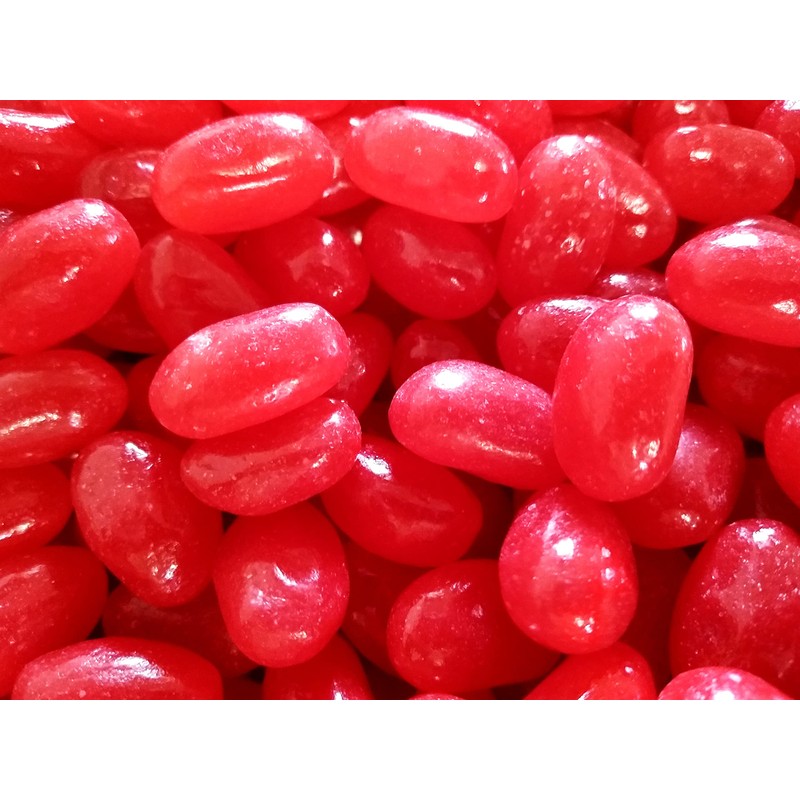 Jumbo Extra Large Fresh Chewy Spicy Red Cinnamon Jelly Beans