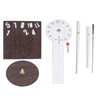 Frameless Wall Clock Deer Head 3D Effect Self Adhesive DIY