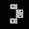 Tsnamay 6Pcs 3.5Inch Flag Three Leaf Satin Hinge Bi-Fold &
