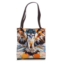Osprey Expressionism Animal Wildlife Pattern Tote Bag