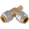 SharkBite Max 1/2 Inch 90 Degree Elbow with Drain Vent,