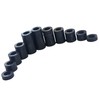 12pcs. x M6 x 5mm Black Nylon Spacers and Standoff