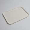 Dishwasher Safe Non-Slip Tray White 16.1 inches (41 cm) (L)