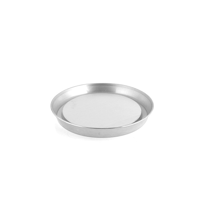 HABI Rotating Aluminium Oven Plate, Grey, 28x28x4 cm