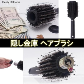NOELAMOUR Hidden Safe Hair Brush Small Home Secret Box Security Box Safe Box