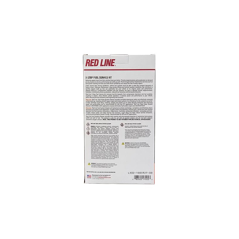 Red Line Service Chemicals 17025K 2-Step Fuel Service Kit, 12