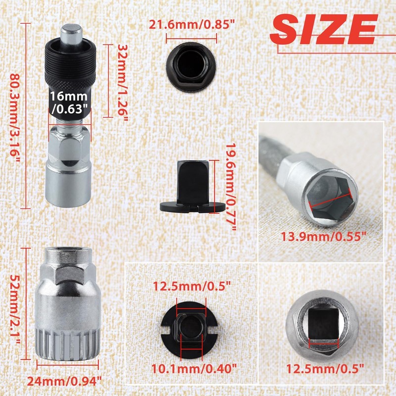 LEONTOOL COTTERLESS CRANK REMOVER BB TOOL Bottom Bracket Tool Bicycle