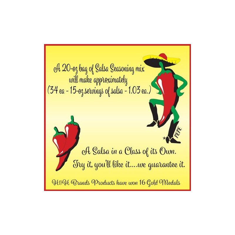 30 Second Salsa Seasoning Mix - Hot, (20-oz. Bag Makes