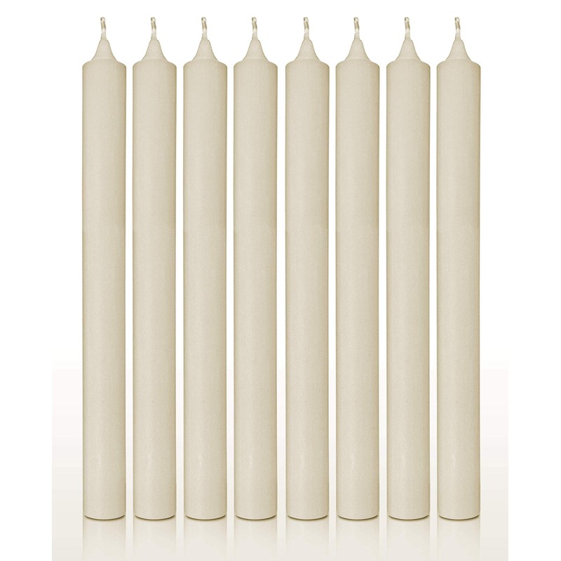 Hyoola 10 Inch Dinner Candles - 12 Pack - Wool