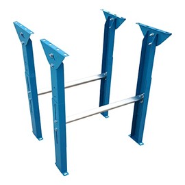 Light Duty Conveyor Supports 2-Pack for 24" Wide Conveyors, Adjustable Height 23" to 38-1/4"