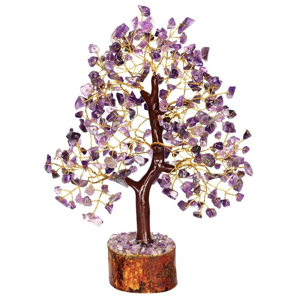 NARIBABU Seven Chakra Tree - Crystal Money Tree - Crystals and Gemstones Healing - Chakra Crystal Tree - Meditation Accessories - Home Decor - Spiritual Gifts for Women