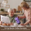 HOMOKUS Electric Coffee Percolator 12 CUPS Percolator Coffee Pot Stainless