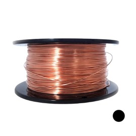 CRAFT WIRE - Alambre de cobre puro 99.9% (redondo) suave muerto CDA #110 fabricado en Estados Unidos - 1 libra (511 pies)