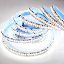 LED Strip Lights, SMD 2835 LED Strip, DC12V 1200LEDs 16.4Ft 26000LM High Density LED Light Strips Non-Waterproof IP21, 3 Times Brightness Than SMD3528 LED, Cool White 6500K