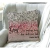 Swono Bible Verse Throw Pillow Cover Psalm 46:5 God is