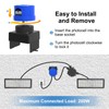 Kekeou Photocell Sensor with Base Outdoor, Twist Lock Photoelectric Control