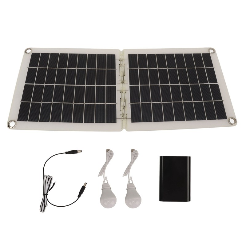 Solar Light Bulbs 60W Solar Powered Portable Camping Light with