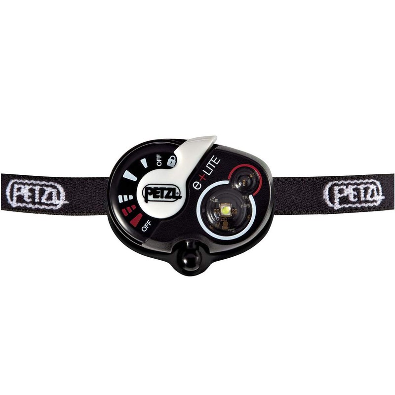 Petzl E + Lite emergency light black / red