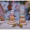 Mark Feldstein & Associates Frosted Gingerbread Snowman and Penguin Holiday