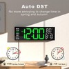 JALL 16" Large Digital Wall Mount Clock, Count Down Timer,