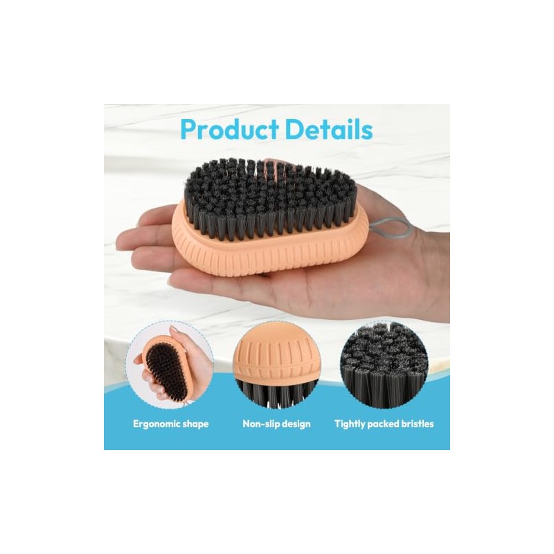 Fruit and Vegetable Brush, Multi-Purpose Produce Scrubber Brush with Non-Slip