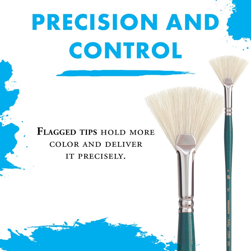 Princeton 5200 – Compartments Paint Brush – Natural – 6