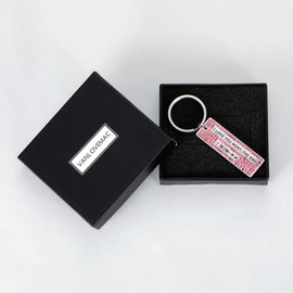 I love you most,the end I win key ring gift fashionable pink shiny valentines day christmas gift bling female key chain cute keychain