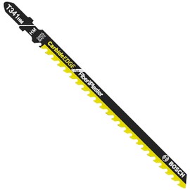 BOSCH T341HM1 1-Piece 5-1/4 In. 6 TPI Special for Fiber and Plaster T-Shank Jig Saw Blades