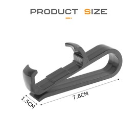 Flaconi Sun Visor Mount Compatible with Ooono Co-Driver No. 2, Ooono Sun Visor Holder, Sun Visor Holder, Ooono 2 Holder Car, Suitable for Most Cars and Trucks, SUVs