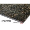 12x12 Ubatuba Black Gold Dark Green Speckled Polished Granite Floor