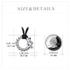 POPLYKE Cremation Urn Necklaces for Ashes Sterling Silver Urn Necklace