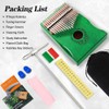 Kalimba 17 Keys Thumb Piano - Portable Mbira Sanza Finger