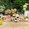 Nagpew Clear Cupcake Stand, 3 Tiered Acrylic Dessert Table Display