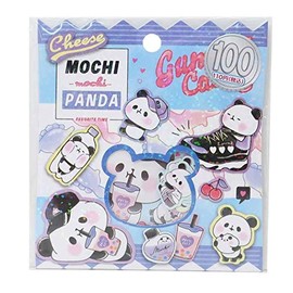 Flake Stickers [Mini Sticker Set] Mochi Panda / 2020SS