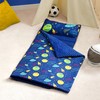 JOIEDOMI Toddler Nap Mat with Pillow & Blanket 55''*30'' for