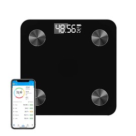GGTT Bascula Digital Corporal y Muscular, Balanza Inteligente, Conexin via Bluetooth al App, Pesos de Hasta 180 Kg, Precisin Hasta 0.01Kg, Soporta... 